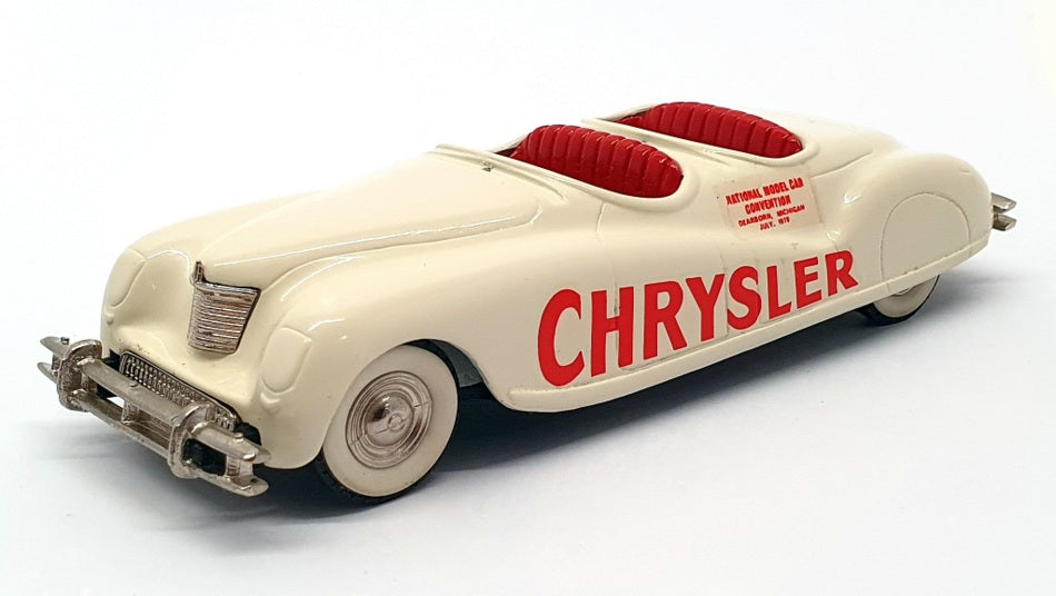 Brooklin 1/43 Scale BRK8A 001B - 1941 Chrysler Newport Indy 500 Pace Car - White