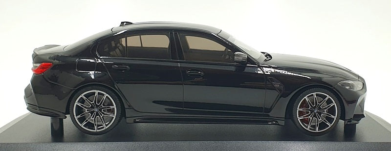 Minichamps 155020202 1:18 BMW M3-2020-Black Collectible Miniature Car, Black