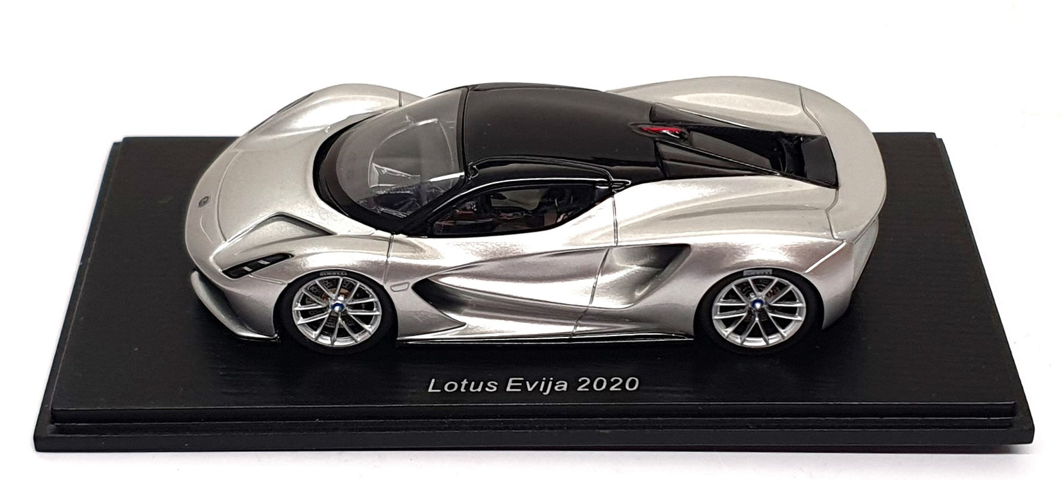 Spark Model 1/43 Scale LOTMC0055SL - 2020 Lotus Evija - Silver