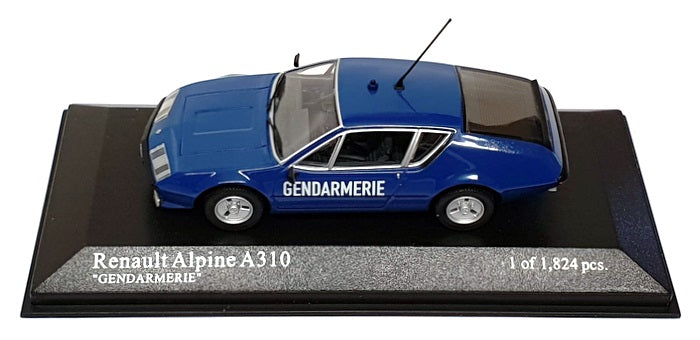 Minichamps 1/43 Scale 400 113590 - Renault Alpine A310 Gendarmerie - Blue
