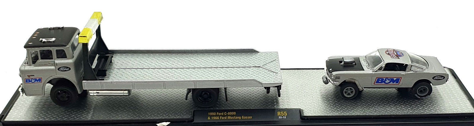 Castline M2 Machines 1/64 Scale R55 - 1990 Ford C-8000 & 1966 Mustang Gasser