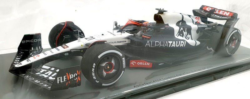 Spark 1/18 Scale 18S886 Alpha Tauri AT04 F1 Scuderia Bahrain 2023 N. De Vries 21
