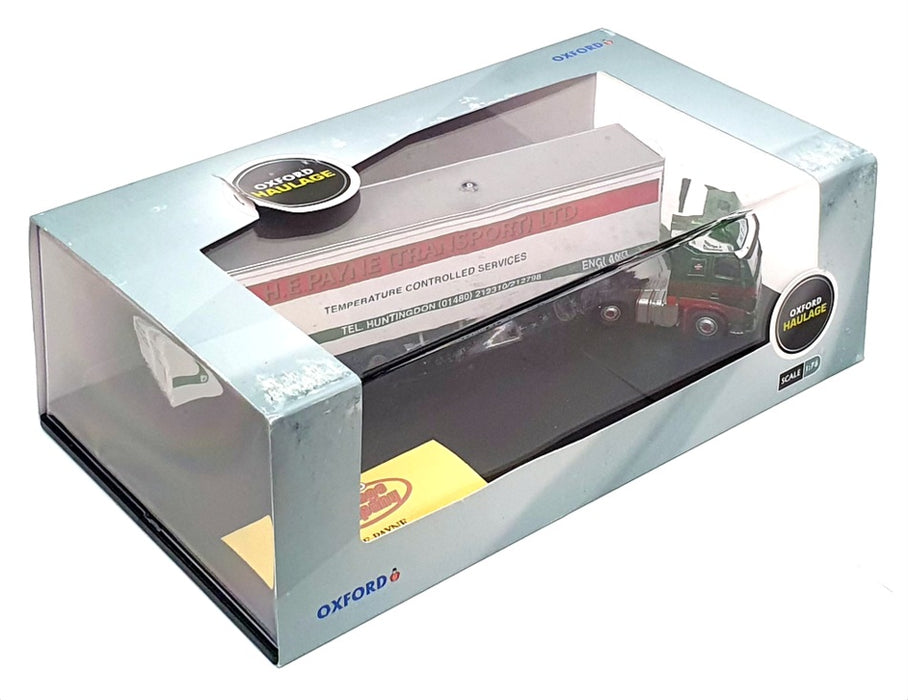 Oxford Diecast 1/76 Scale VOL01FR - Volvo FH Fridge Truck (H.E. Payne)