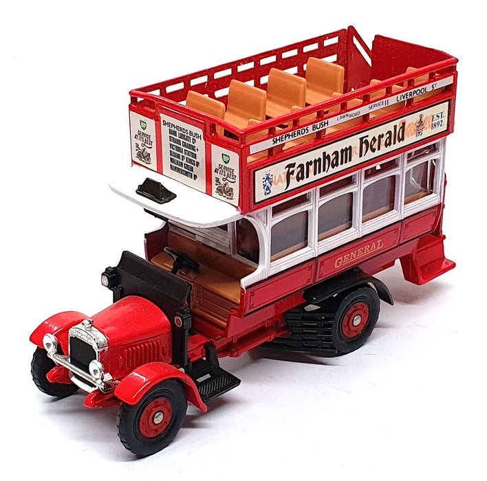 Corgi Appx 15cm Long C858/1 - Thornycroft Bus Farnham Herald REWORKED