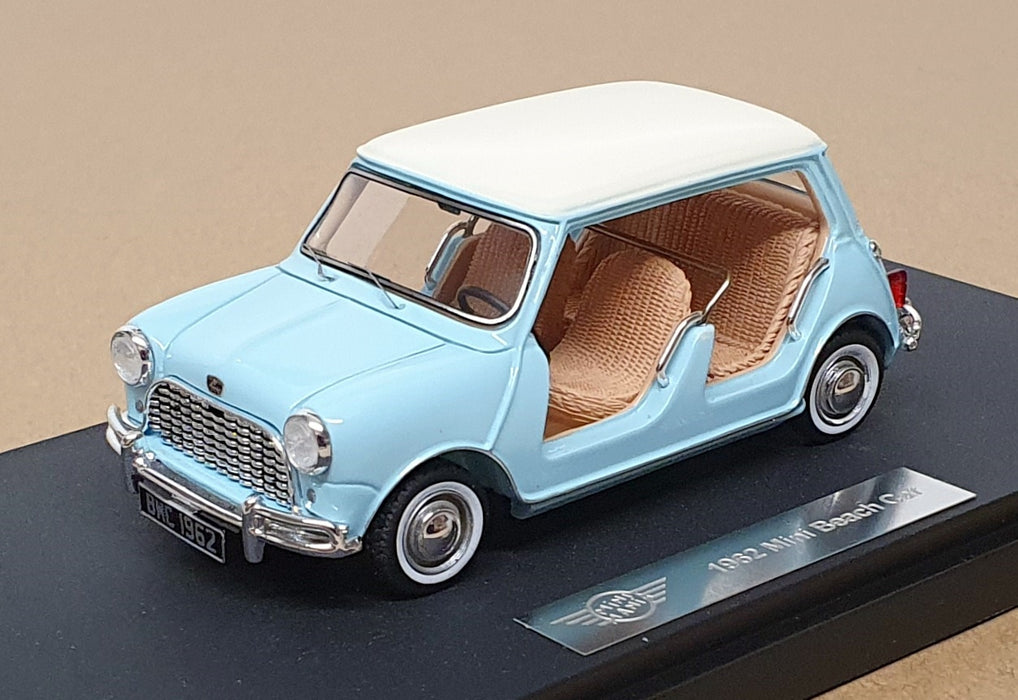 Matrix 1/43 Scale MXMM430142 - 1962 Mini Beach Car - White/Turquoise