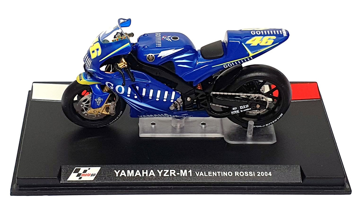 Altaya 1/24 Scale AMB07G - Yamaha YZR-M1 #46 Valentino Rossi 2004 - Blue