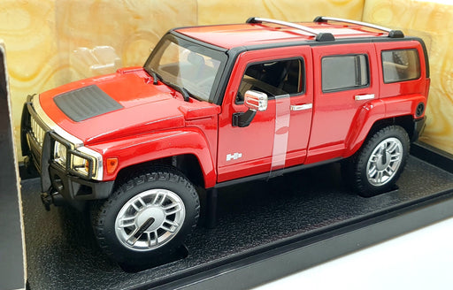 Hot Wheels 1/18 Scale Diecast G7219 - Hummer H3 - Red