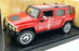 Hot Wheels 1/18 Scale Diecast G7219 - Hummer H3 - Red