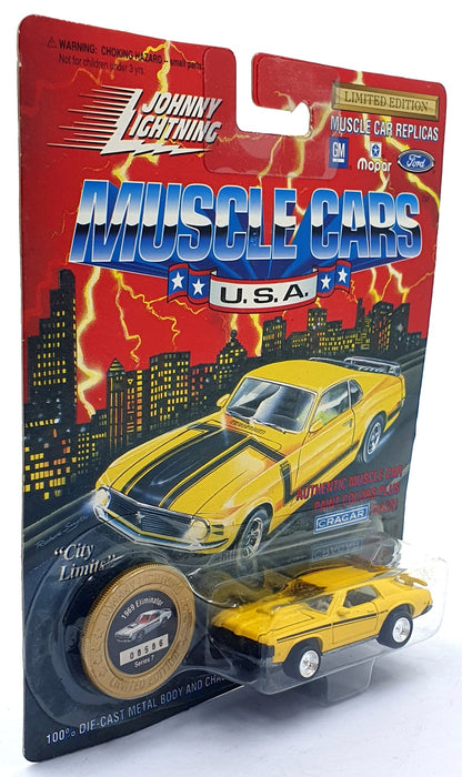 Johnny Lightning 1/64 Scale 200-170 - Muscle Cars 1969 Mercury Eliminator Yellow