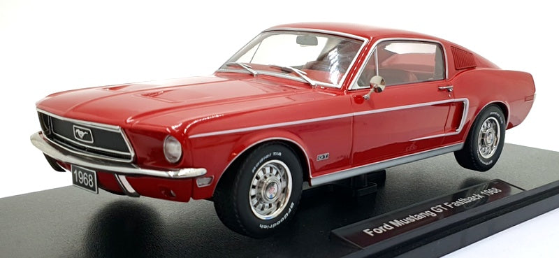 KK Scale 1/18 Scale KKDC181392 - 1968 Ford Mustang GT Fastback - Red