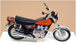 Norev 1/18 Scale 182031 - 1973 Kawasaki Z900 Motorbike - Brown/Orange