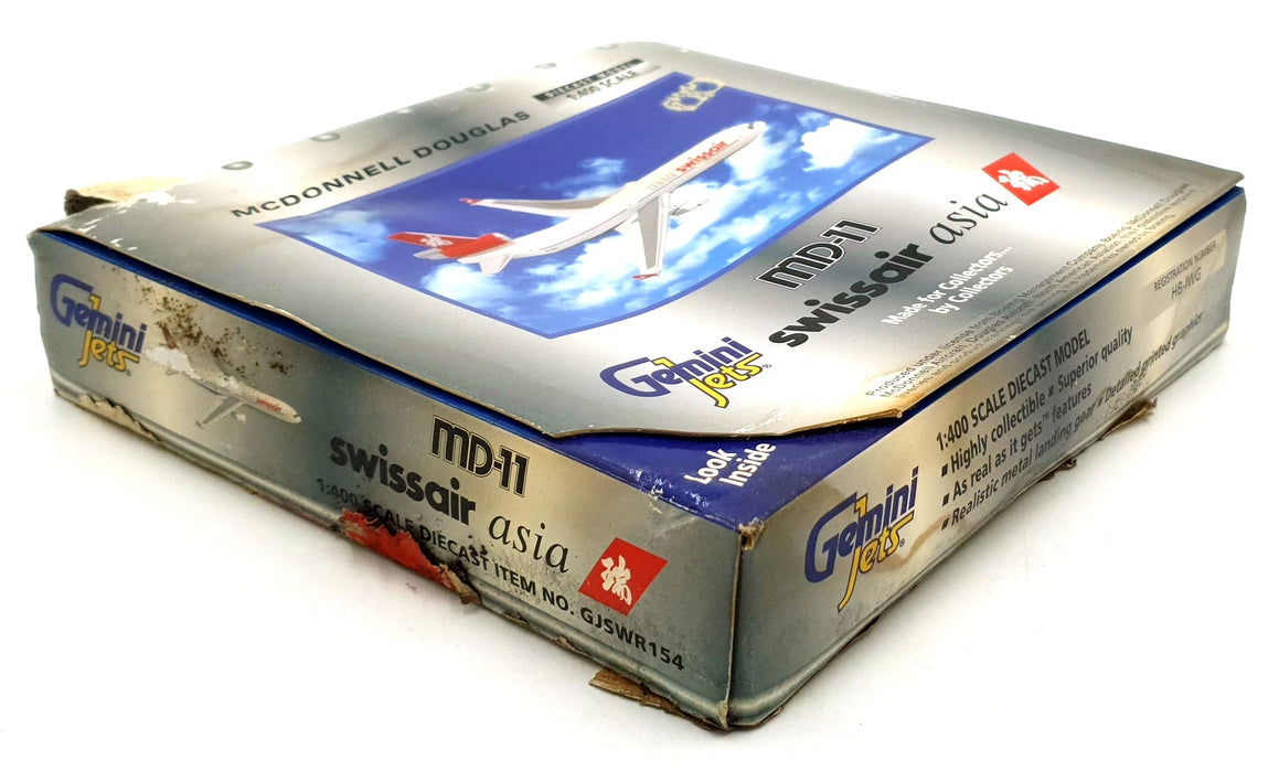 Gemini Jets 1/400 Scale GJSWR154 - Swiss Air Asia Boeing MD-11 Aircraft