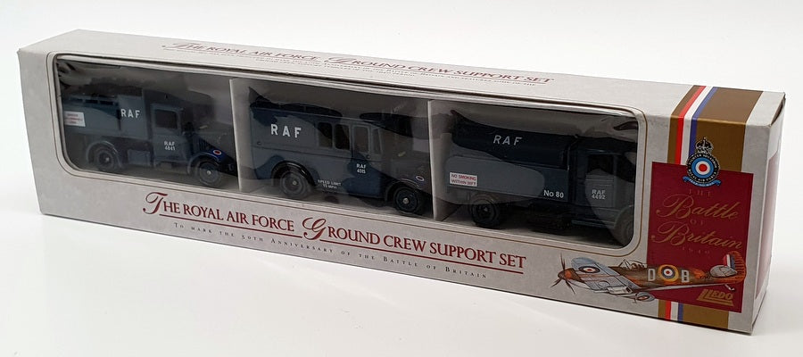 Lledo Diecast BBI003 - Royal Air Force Ground Crew Support Set RAF - Blue