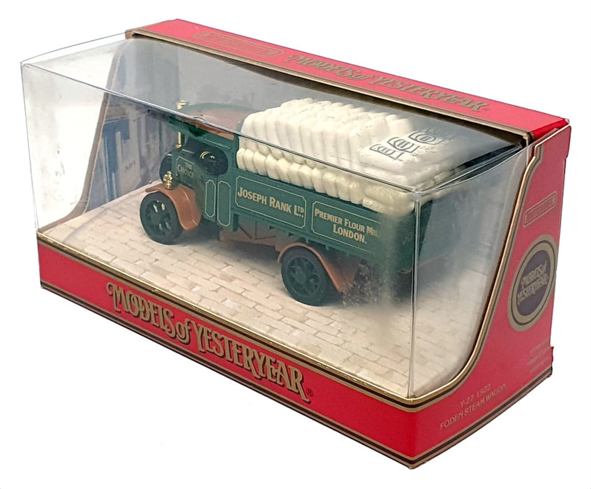Matchbox Appx 11cm Long Y-27 - 1922 Foden Steam Wagon - Joseph Rank