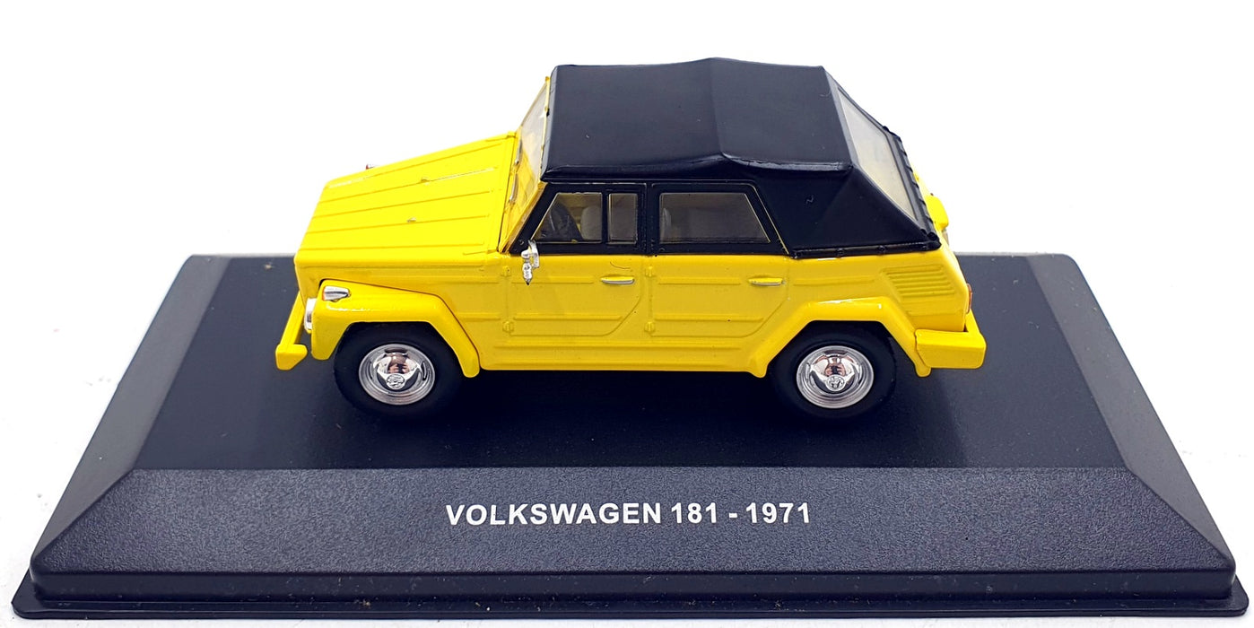 Solido 1/43 Scale Diecast S4305100 - 1971 Volkswagen 181 - Yellow
