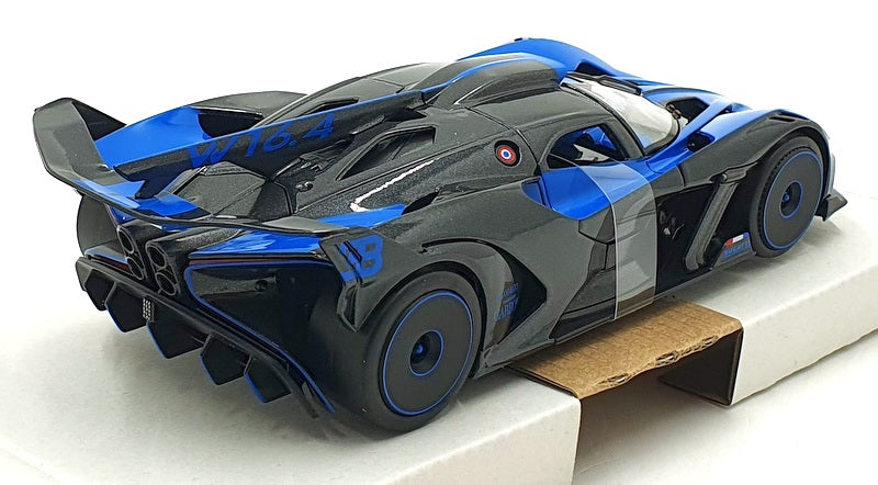 Maistro 1:24 Bugatti Chiron Model Kit - Blue Diecast Buildable Car Model