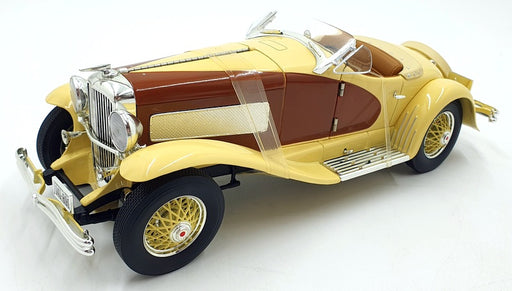 Auto World 1/18 Scale AW305/06 - 1935 Duesenberg SSJ Speedster - Yellow/Brown