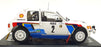 Norev 1/18 Scale Diecast 184864 - Peugeot 205 T16 #2 Monte Carlo 1985