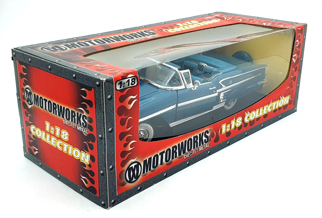 Motor Max 1/18 Scale Diecast 73100 - 1958 Chevrolet Impala - Met Green