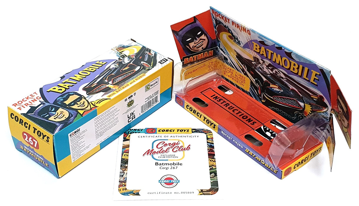 Corgi Toys 267 Reissue CD54321049 - Batman & Robin Rocket Firing Batmobile