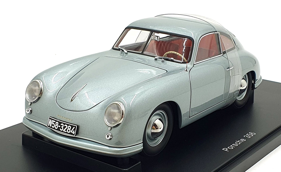 Autoart 1/18 Scale Diecast 77947 - Porsche 356 Coupe (Fish Silver Green)