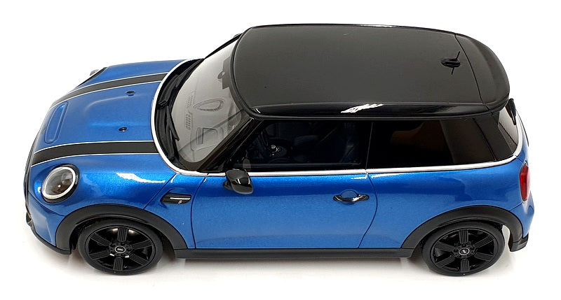 Mini Cooper Toy Collection Otto Models 1/18 Scale Resin OT982 - Mini Cooper - Blue/Black — R.M ...