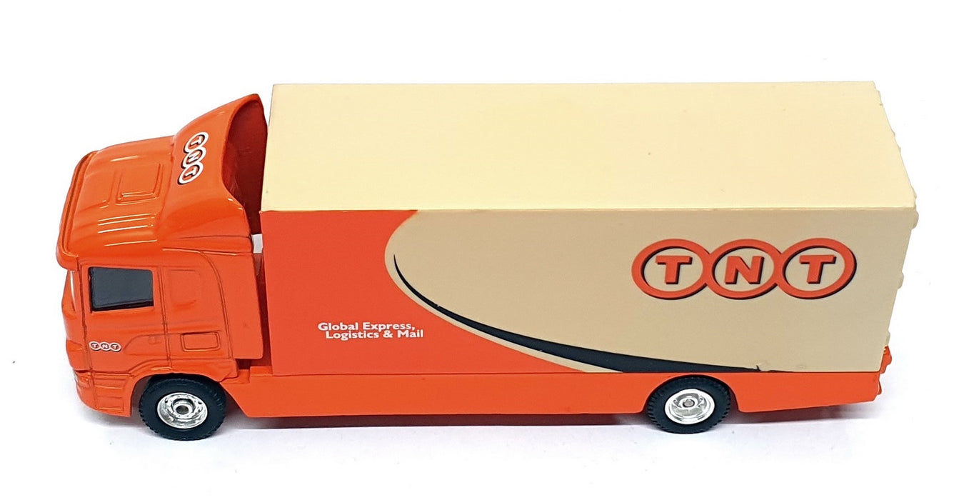 Corgi 16cm Long Diecast TY86637 - Scania Rigid Truck TNT - Orange/Beige
