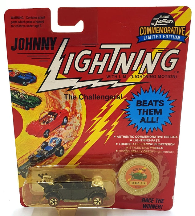 Johnny Lightning 1/64 Scale 100-160 - The Challengers VW Bug Bomb - Black