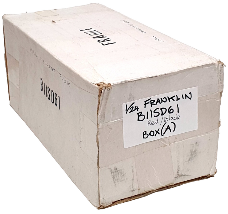 Franklin Mint 1/24 Scale B11SD61 - '35 Mercedes Benz 770k Grosser - Red/Black