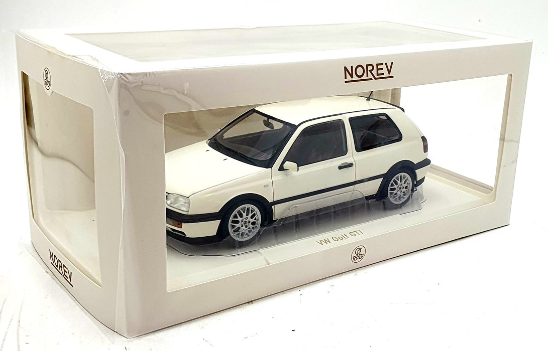 Norev 1/18 Scale 188508 - 1996 Volkswagen Golf GTI 20th Ann. Ed - Candy White
