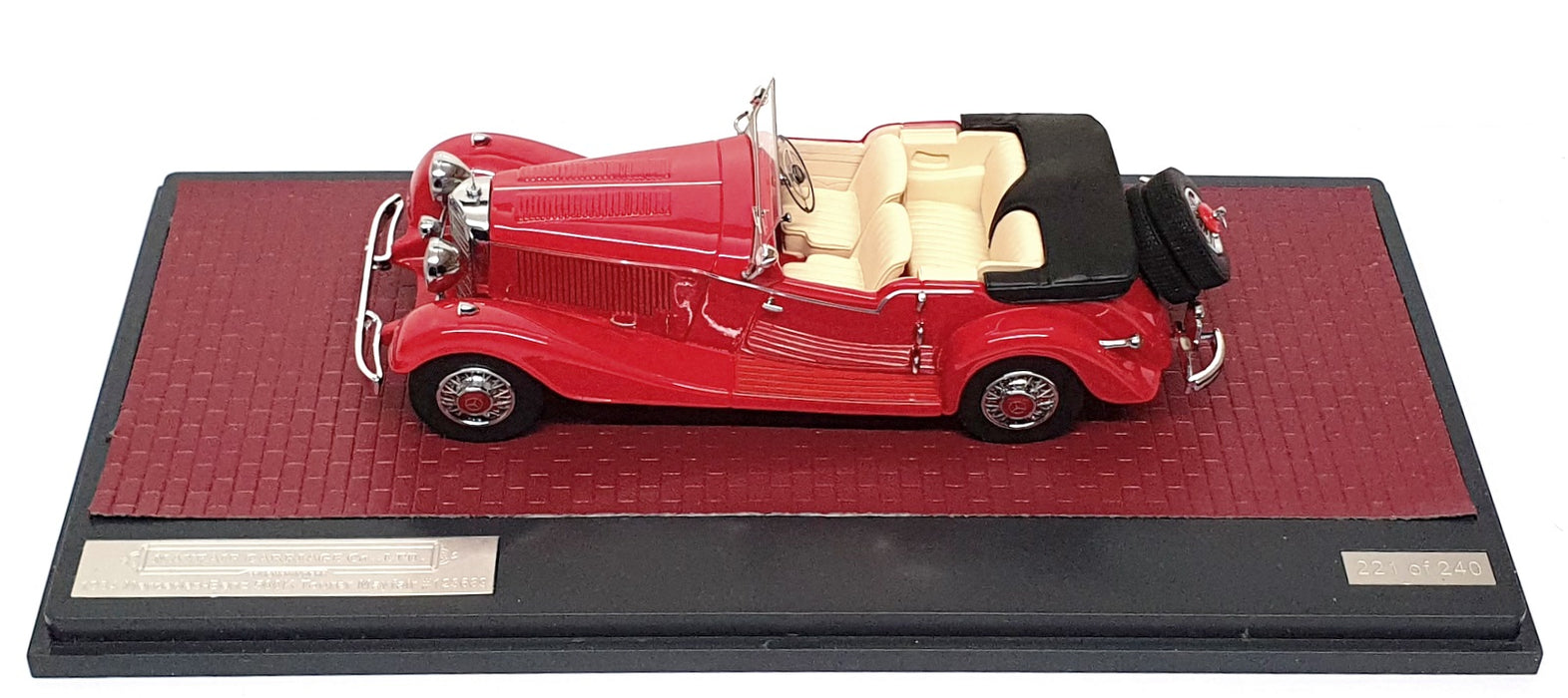 Matrix 1/43 Scale MX41302-141 - 1934 Mercedes Benz 500K Tourer Mayfair - Red