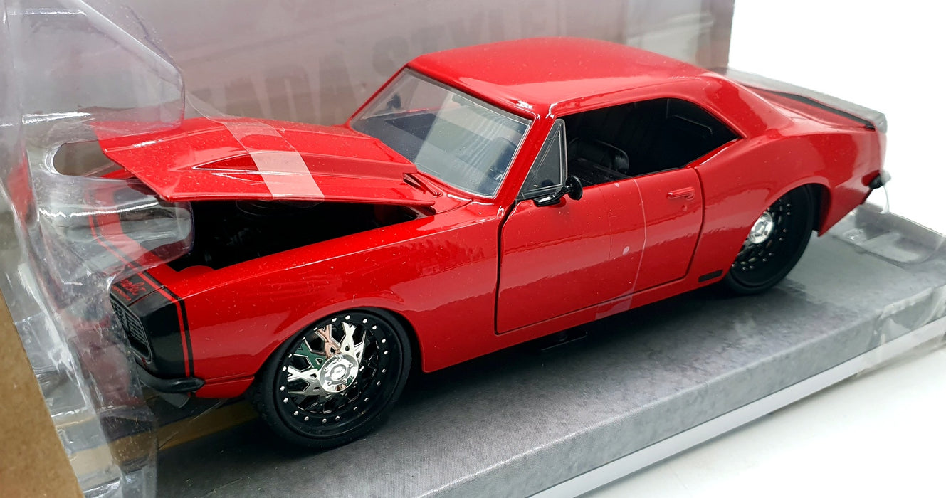 Jada Bigtime Muscle 1/24 Scale Diecast 97170 - 1967 Chevy Camaro - Red