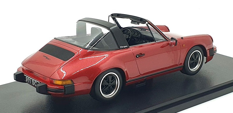 KK 1/18 Scale Diecast KKDC180841 - 1983 Porsche 911 SC Targa - Dark Red