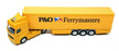Corgi 1/64 Scale Diecast 59548 - Renault Premium Curtainside Truck P&O - Yellow