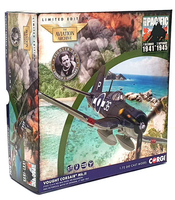 Corgi 1/72 Scale AA33016 - Vought Corsair Mk2 JT537/13-6 P Battle Of Okinawa '45