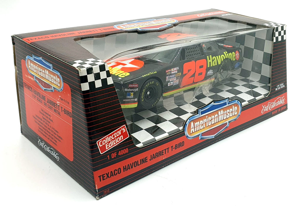 Ertl 1/18 Scale Diecast 7312 - Ford Texaco Havoline Jarret T Bird D.Jarrett