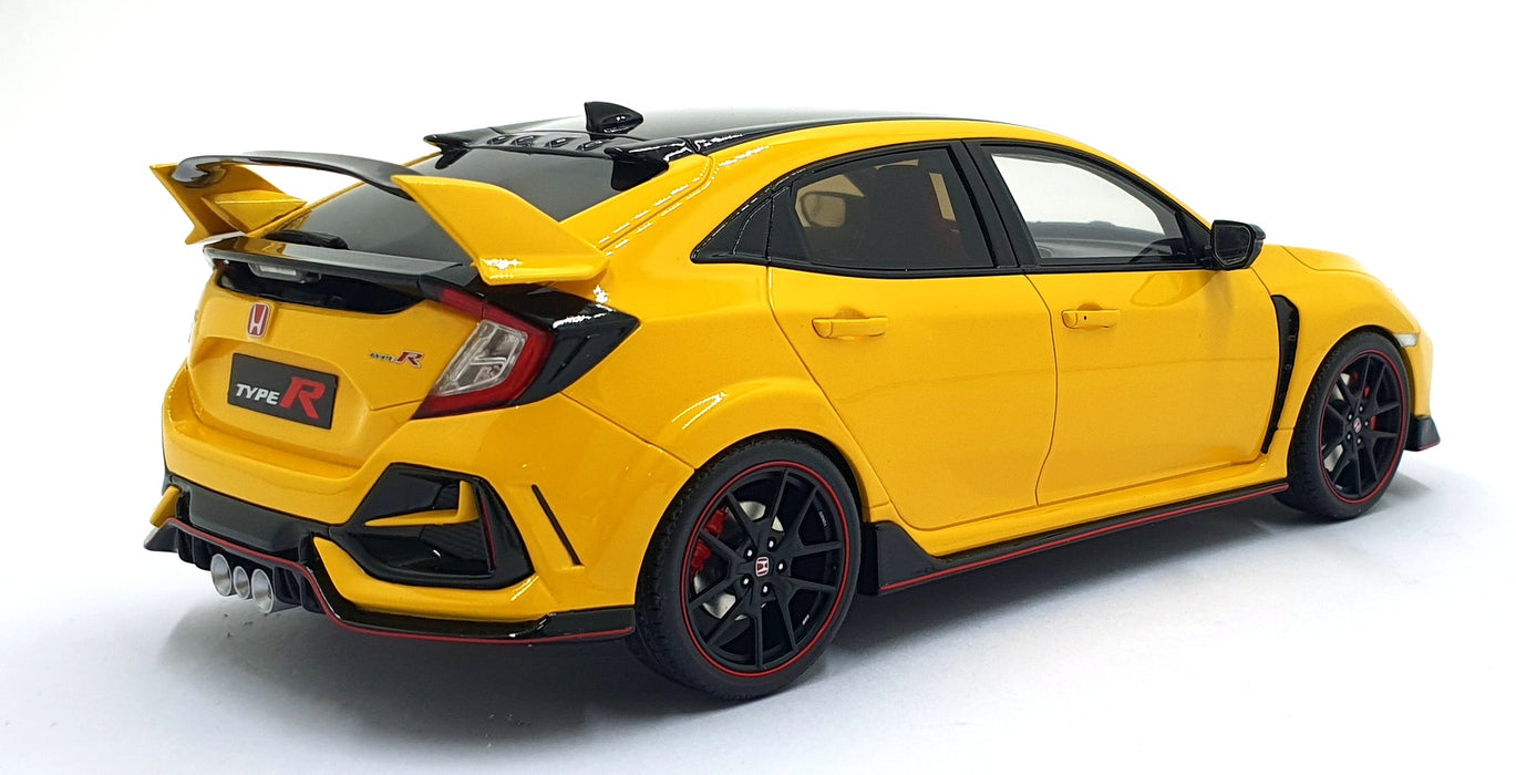 Otto Models 1/18 Scale Resin OT1111 - Honda Civic Type R GT FK8 - Yellow