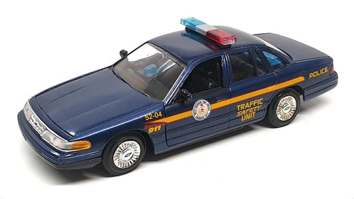 Motor Max 1/24 Scale 2624M - Ford Crown Victoria West Goshen Police - Met Blue