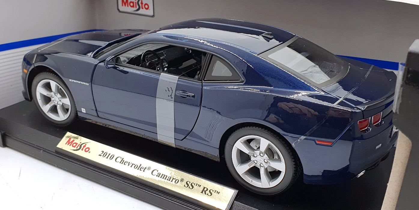 Maisto 1/18 Scale Diecast 31173 - 2010 Chevrolet Camaro SS RS - Dark Blue
