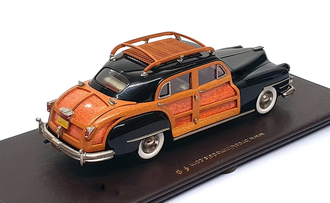 Brooklin Models 1/43 Scale BML14a - 1947 Chrysler Windsor T&C 4Dr. Sedan - Black