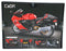 CADA C64051W 1/6 Scale 1043 pcs - Suzuki Hayabusa Motorbike Unbuilt - Red