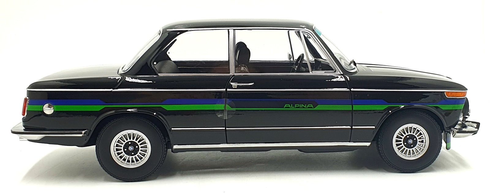 KK Scale 1/12 Scale KKDC120105 - BMW 2002 Alpina 2 Series 1974 - Black