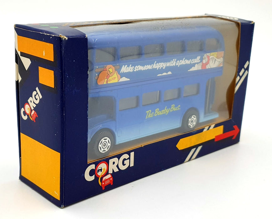 Corgi Appx 12cm Long Diecast 477 - AEC Routemaster "The Buzby Bus" - Blue