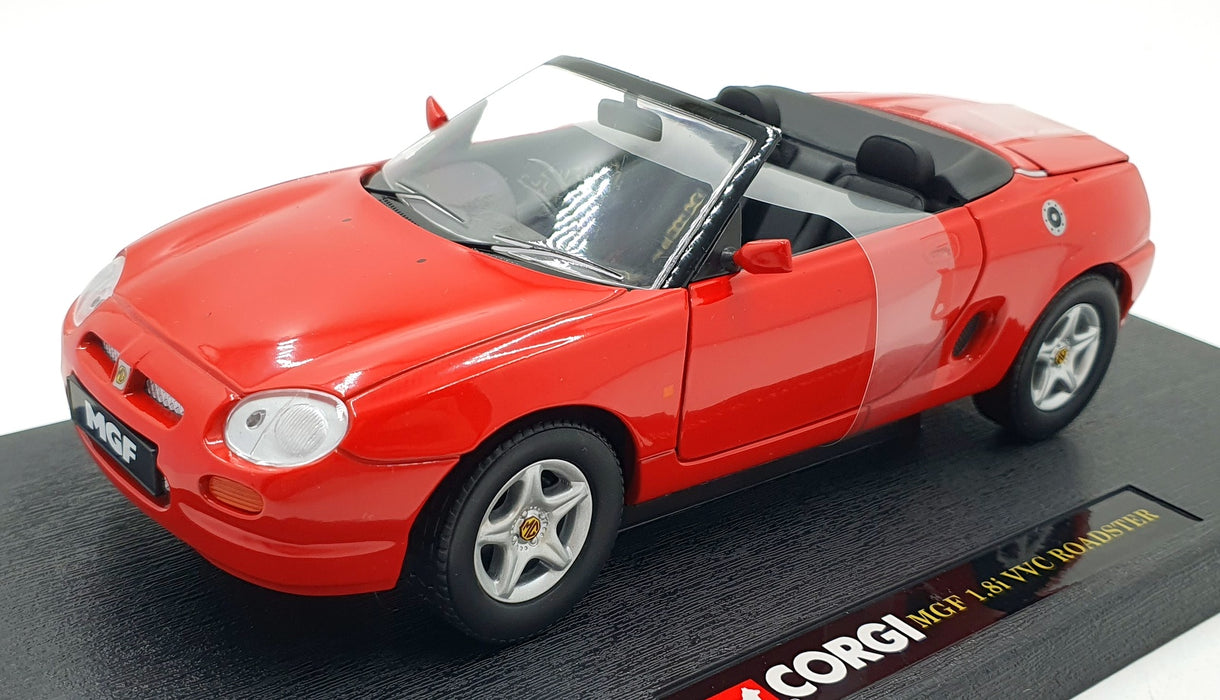 Corgi 1/18 scale Diecast 46603 - MG MGF 1.8i Open Top Roadster - Signal Red