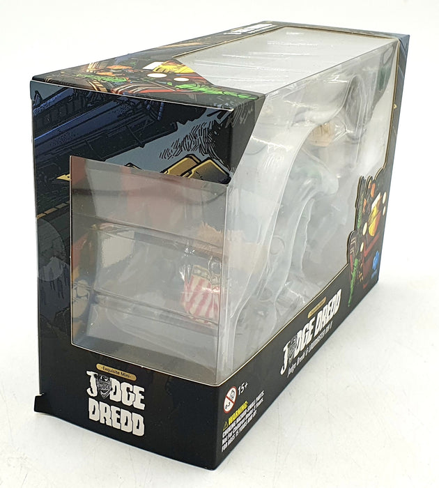 Hiya Toys Apprx 4" Tall 202148 - Judge Dredd And Lawmaster MKII Exquisite Mini