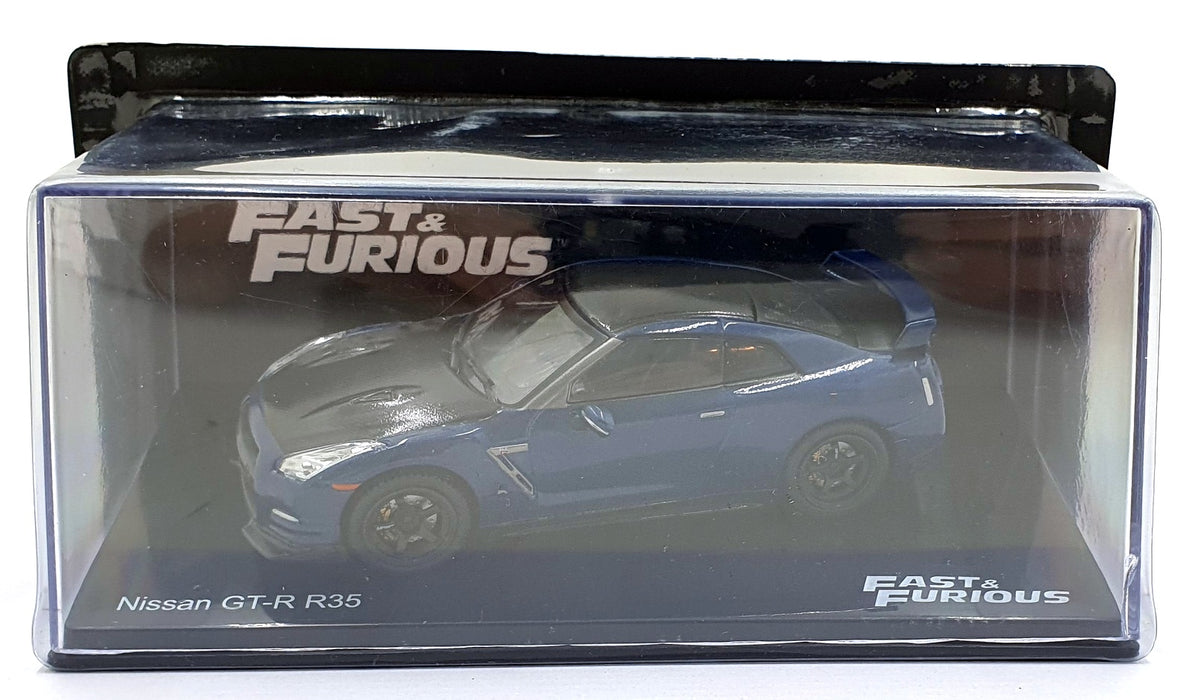 DeAgostini 1/43 Scale F220CMC041 - Fast and Furious Nissan GT-R R35 - Blue