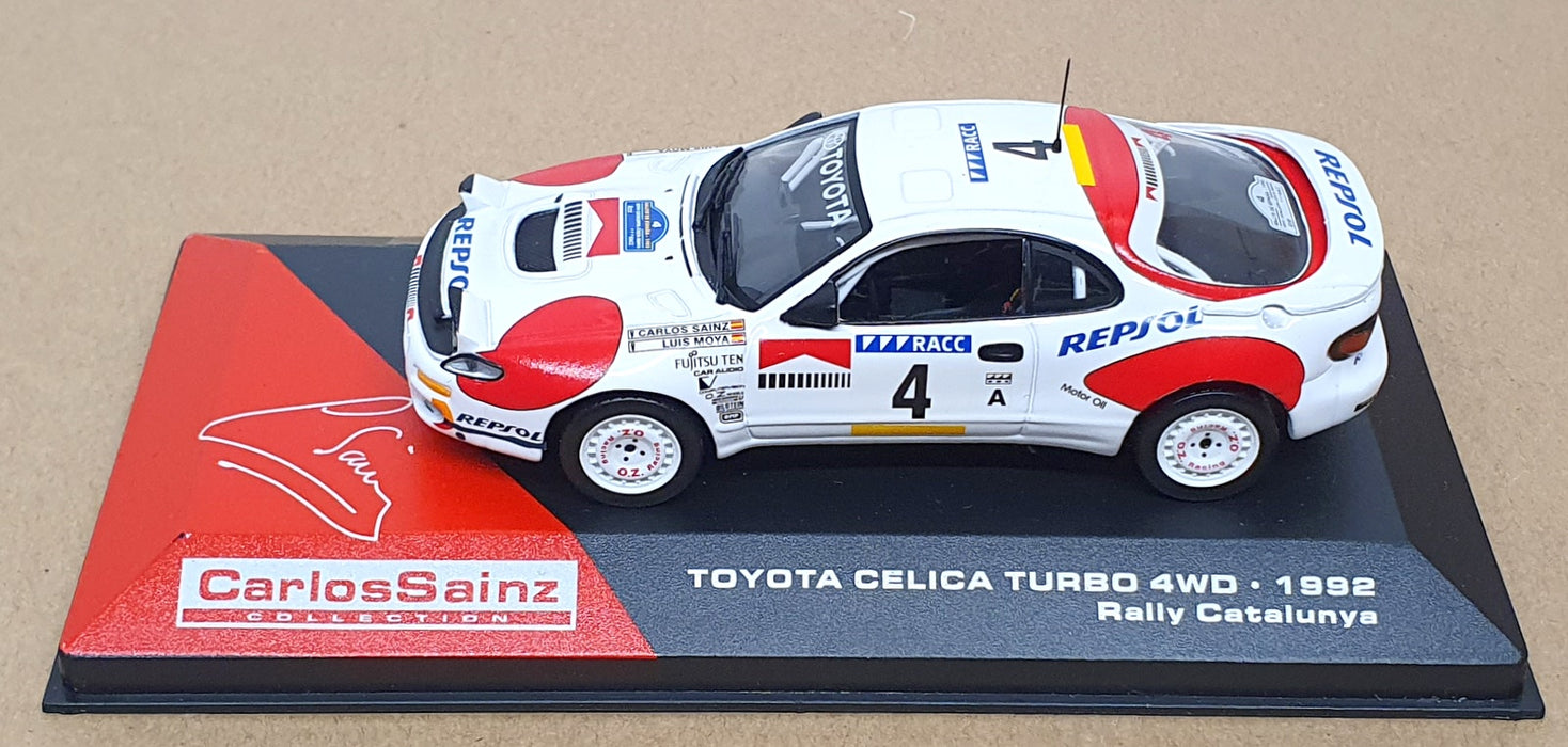 Altaya 1/43 Scale CS2134 - Toyota Celica Turbo 4WD #4 Rally Catalunya 1992 Sainz