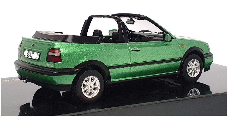 Ixo 1/43 Scale CLC427N - 1995 VW Golf MkIII Cabriolet - Met Green