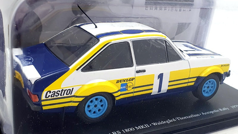 Hachette 1/24 Scale G1H0E018 - Ford Escort RS 1800 MKII Acropolis 1979 Waldegard