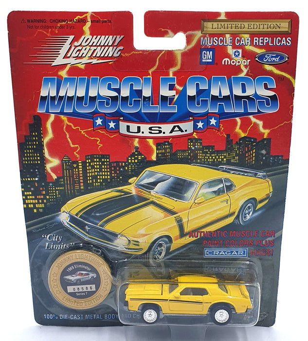 Johnny Lightning 1/64 Scale 200-170 - Muscle Cars 1969 Mercury Eliminator Yellow
